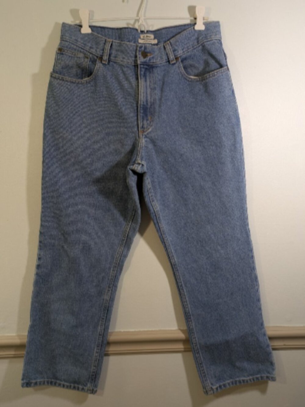 L.L. Bean Original Fit Jeans Womens Petite 12 100% Cotton